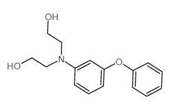 Ethanol,2,2'-[(3-phenoxyphenyl)imino]bis-结构式