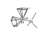 (η-C5H5)2Mo(H)(SnMe3)结构式