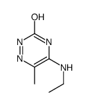 1,2,4-Triazin-3(2H)-one, 5-(ethylamino)-6-methyl- (9CI) structure