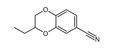 3-ethyl-2,3-dihydro-1,4-benzodioxine-6-carbonitrile结构式