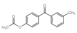 4-ACETOXY-3'-METHYLBENZOPHENONE structure