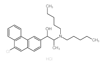 1-(9-chlorophenanthren-3-yl)-2-(dipentylamino)propan-1-ol结构式