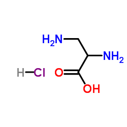 DL-2,3-二氨基丙酸盐酸盐结构式