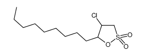 4-chloro-5-nonyloxathiolane 2,2-dioxide Structure