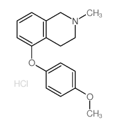 5-(4-methoxyphenoxy)-2-methyl-3,4-dihydro-1H-isoquinoline Structure