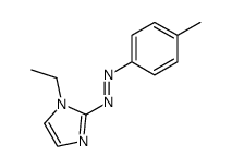 1H-Imidazole,1-ethyl-2-[(1E)-(4-methylphenyl)azo]-(9CI)结构式