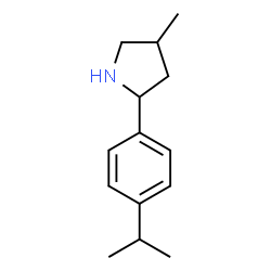 Pyrrolidine, 4-methyl-2-[4-(1-methylethyl)phenyl]- (9CI)结构式