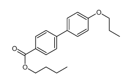 butyl 4-(4-propoxyphenyl)benzoate结构式