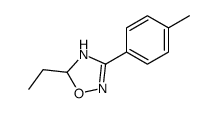 5-ethyl-3-(4-methylphenyl)-2,5-dihydro-1,2,4-oxadiazole Structure