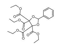 tetraethyl 2-phenyl-1,3-dioxolane-4,4,5,5-tetracarboxylate结构式