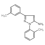 1-(2-methylphenyl)-3-(3-methylphenyl)-1h-pyrazol-5-amine picture