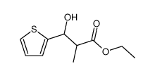 3-hydroxy-2-methyl-3-[2]thienyl-propionic acid ethyl ester结构式