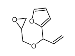 2-[1-(oxiran-2-ylmethoxy)prop-2-enyl]furan Structure