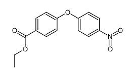 ethyl 4-(4-nitrophenoxy)benzoate结构式