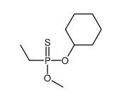 cyclohexyloxy-ethyl-methoxy-sulfanylidene-λ5-phosphane结构式