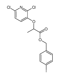 2-(2,6-Dichloro-pyridin-3-yloxy)-propionic acid 4-methyl-benzyl ester Structure