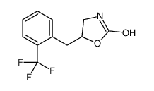 5-[[2-(trifluoromethyl)phenyl]methyl]-1,3-oxazolidin-2-one Structure