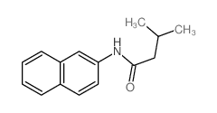 3-methyl-N-naphthalen-2-yl-butanamide结构式