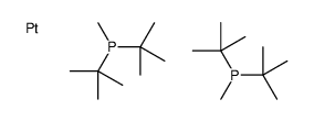 ditert-butyl(methyl)phosphane,platinum Structure