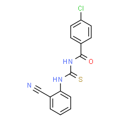 4-chloro-N-{[(2-cyanophenyl)amino]carbonothioyl}benzamide picture