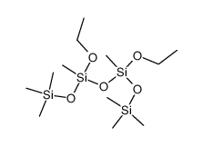 3,5-diethoxy-1,1,1,3,5,7,7,7-octamethyltetrasiloxane Structure