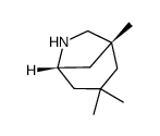 1,3,3-trimethyl-6-azabicyclo[3.2.1]octane结构式