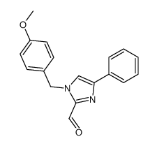 1-(4-METHOXYBENZYL)-2-FORMYL-4-PHENYLIMIDAZOLE结构式