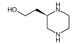 2-Piperazineethanol,(2R)-(9CI) Structure