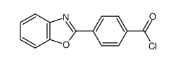 4-benzooxazol-2-yl-benzoyl chloride Structure