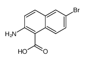 2-amino-6-bromo-[1]naphthoic acid结构式