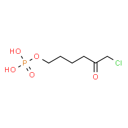 1-chloro-2-ketohexanol-6-phosphate结构式