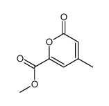 4-Methyl-2-oxo-2H-pyran-6-carbonsaeure-methylester Structure