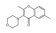 2,6-dimethyl-3-morpholin-4-ylchromen-4-one Structure