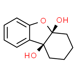 2,3-Dibenzofurandiol, 2,3-dihydro-, cis- (9CI)结构式