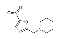 1-[(5-nitrofuran-2-yl)methyl]piperidine Structure