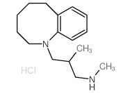 1,2,3,4,5,6-hexahydro-1-(2′-methyl-3′-(n-methylamino)propyl)-1-benzazocine hydrochloride结构式