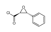 Oxiranecarbonyl chloride, 3-phenyl-, (2R,3S)-rel- (9CI) structure