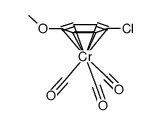 tricarbonyl(p-methoxychlorobenzene)chromium结构式