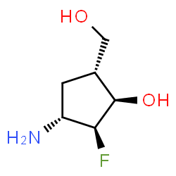 Cyclopentanemethanol, 4-amino-3-fluoro-2-hydroxy-, (1alpha,2beta,3beta,4alpha)- (9CI) picture