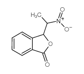 3-(1-硝基乙基)-2-苯并呋喃-1(3H)-酮结构式