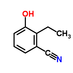 2-Ethyl-3-hydroxybenzonitrile Structure