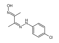 butane-2,3-dione-(4-chloro-phenylhydrazone)-oxime结构式