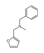 N-methyl,N-benzyl furfurylamine结构式