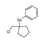 (1-(chloromethyl)cyclopentyl)(phenyl)selane Structure