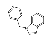 1-(pyridin-4-ylmethyl)indole结构式