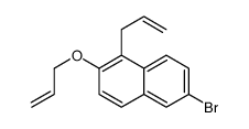 6-bromo-2-prop-2-enoxy-1-prop-2-enylnaphthalene Structure