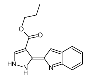 propyl 3-indol-2-ylidene-1,2-dihydropyrazole-4-carboxylate Structure