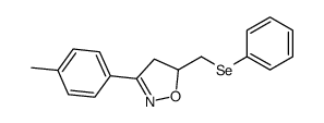 3-(4-methylphenyl)-5-(phenylselanylmethyl)-4,5-dihydro-1,2-oxazole Structure