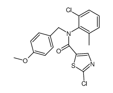 N-(4-Methoxybenzyl)-2-chloro-N-(2-chloro-6-Methylphenyl)-1,3-thiazole-5-carboxaMide picture