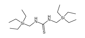 N,N'-bis(triethylsilylmethyl)thiourea结构式